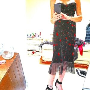 My very first Betsey Johnson. Paid 300, size small, black tulle at bottom. I got